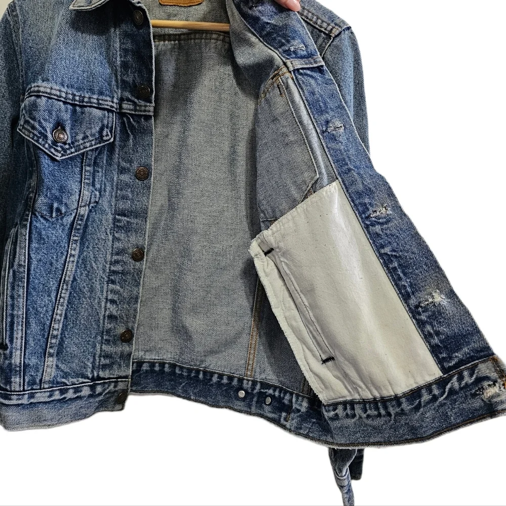 Levi's denim jean jacket vintage 80s - Picture 8 of 15